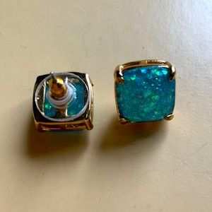 Glittery stud earrings